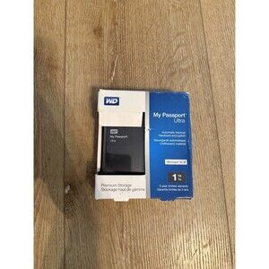 Western Digital WD My Passport Ultra 1 TB Black Model WDBGPU0010BBK-NESN